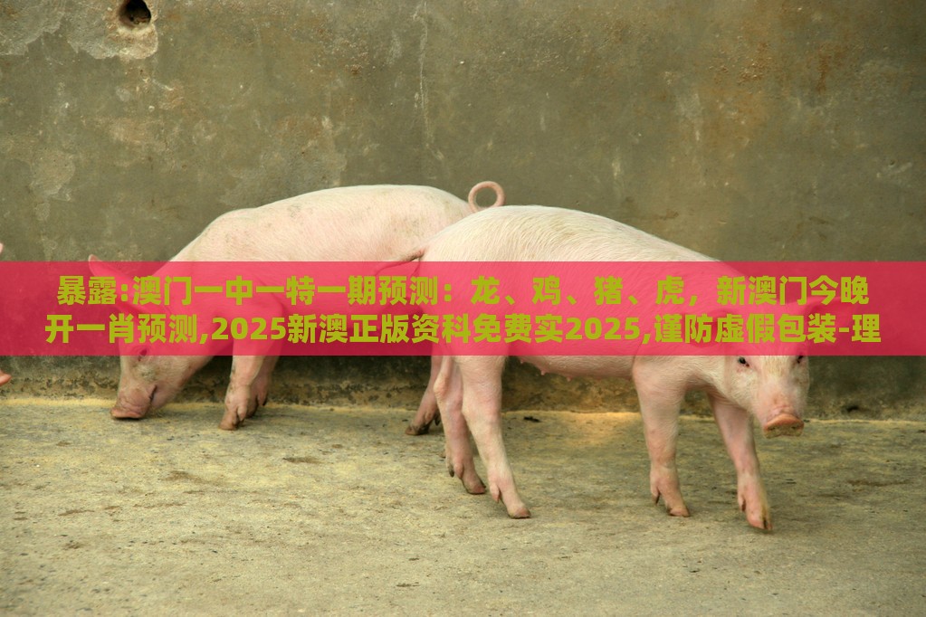 暴露:澳门一中一特一期预测：龙、鸡、猪、虎，新澳门今晚开一肖预测,2025新澳正版资科免费实2025,谨防虚假包装-理论解答、专家解析解释与落实​