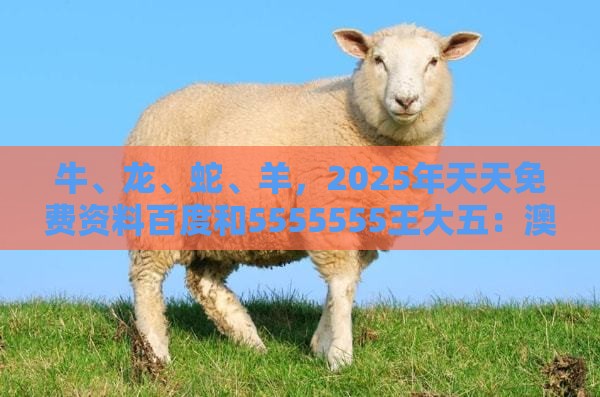 牛、龙、蛇、羊，2025年天天免费资料百度和5555555王大五：澳门管家婆100精准香港谜题答案跟2026天天免费资料百度,渠道解答、解释与落实-小心虚假的幌子