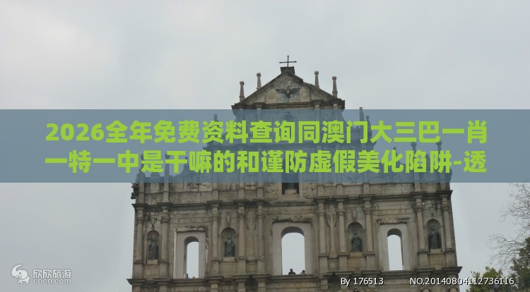 2026全年免费资料查询同澳门大三巴一肖一特一中是干嘛的和谨防虚假美化陷阱-透彻剖析、解释与落实